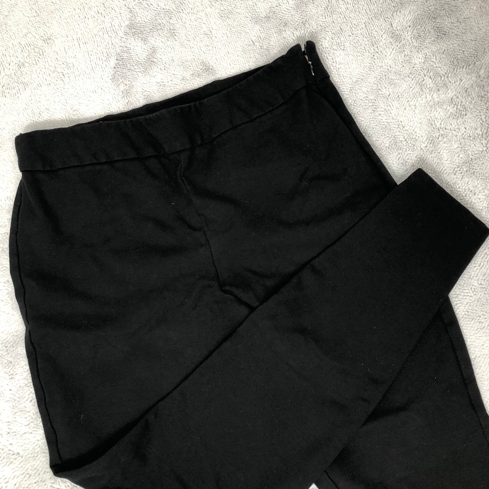 A New Day Skinny Pants Women Large Black Side Zip Work Office Trousers
